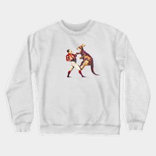 Kangaroo Boxing Crewneck Sweatshirt